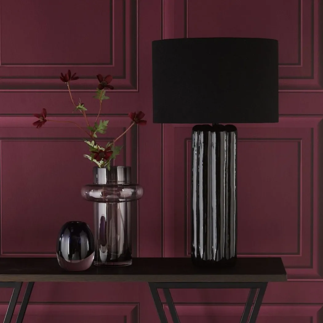Hebron Black Table Lamp