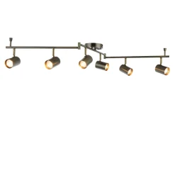 Hereford Matte Pewter 6-Spot Bar