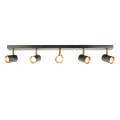 Hereford Matte Pewter 5-Spot Bar
