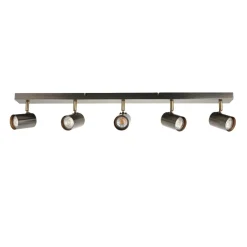 Hereford Matte Pewter 5-Spot Bar
