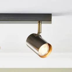 Hereford Matte Pewter 5-Spot Bar