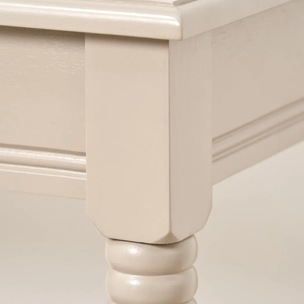 Heritage Putty Wood Console Table