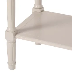 Heritage Putty Wood Console Table
