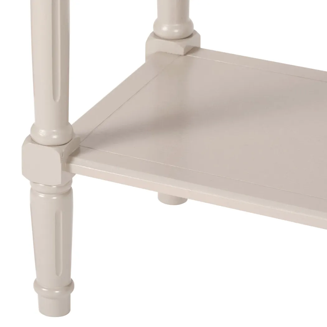 Heritage Putty Wood Console Table