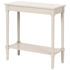 Heritage Putty Wood Console Table