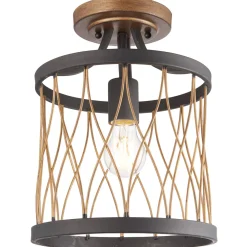 Heston Semi-Flush Ceiling Light