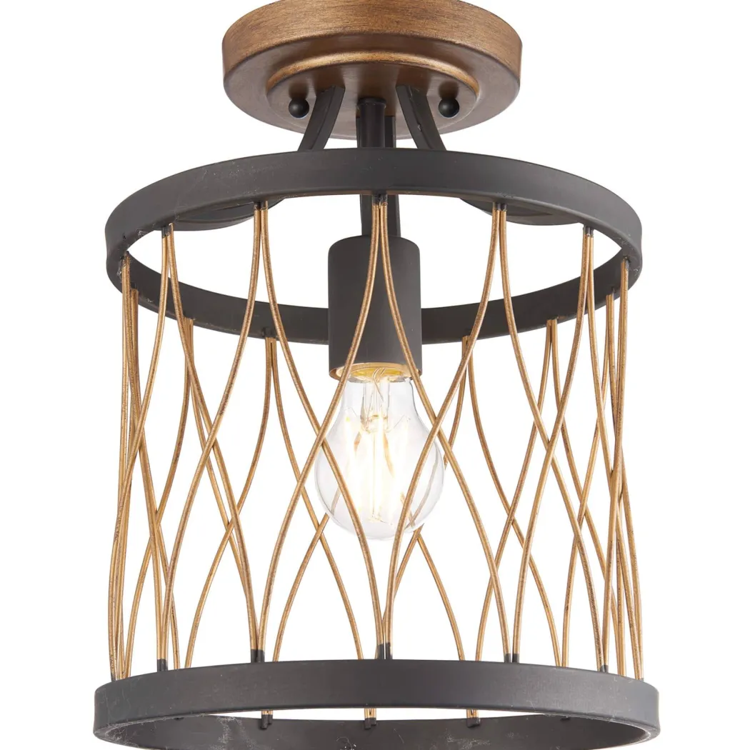 Heston Semi-Flush Ceiling Light