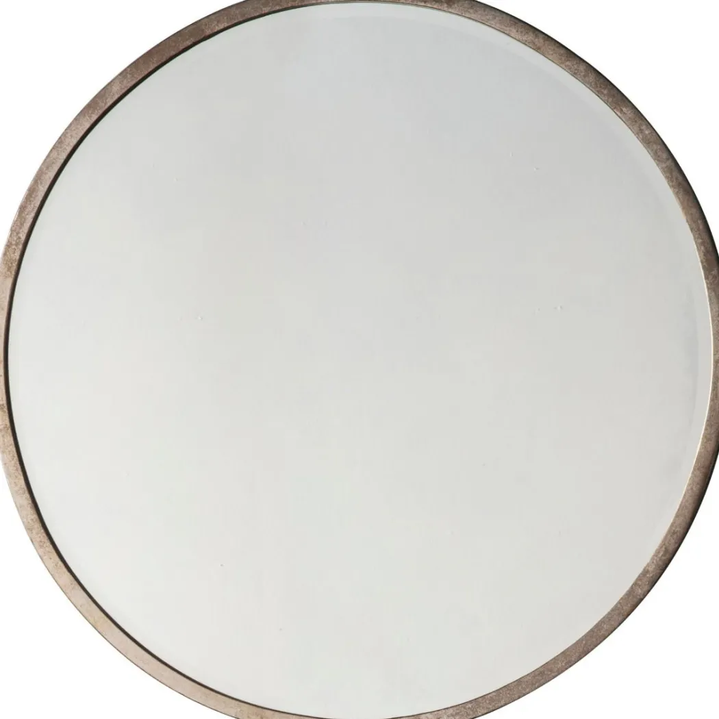 Higgins 80x80cm Antique Silver Mirror