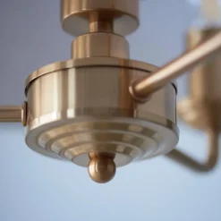 Highclere 3 Light Brass Pendant Ceiling Light