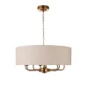 Highclere 8 Light Brass Pendant Ceiling Light
