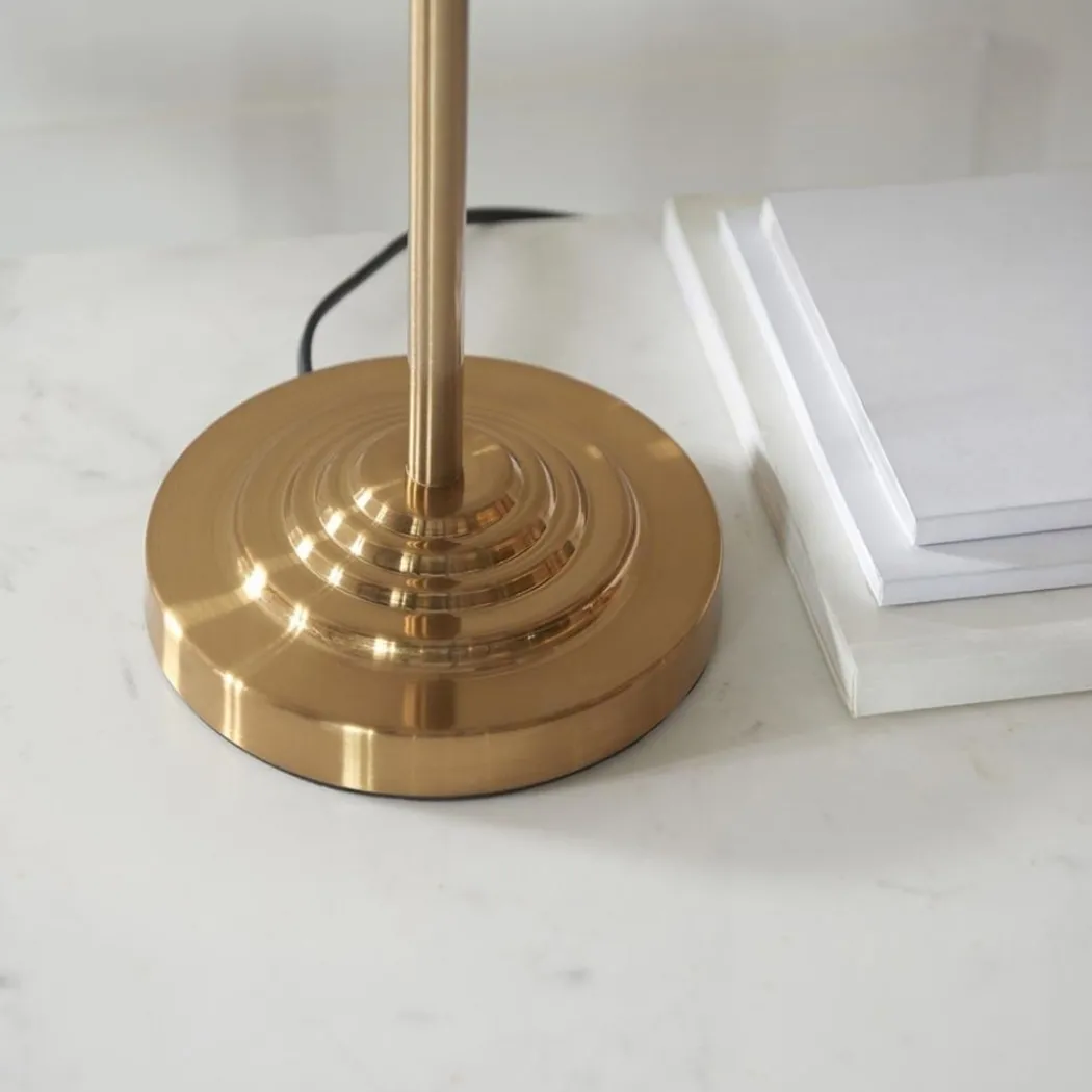 Highclere 3 Light Brass Table Lamp