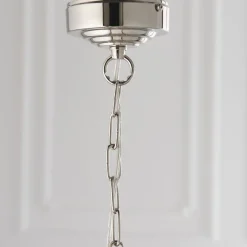 Highclere 6 Light Nickel & Charcoal Chandelier