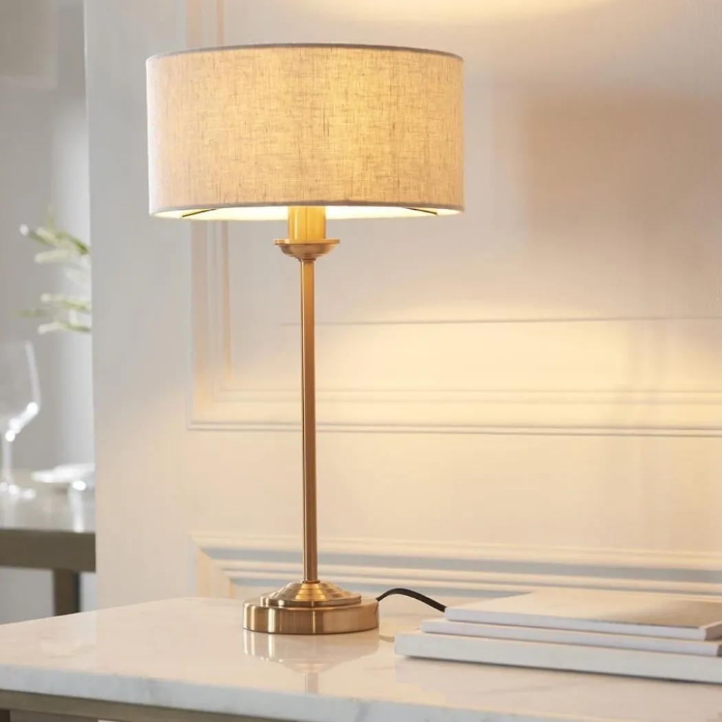 Highclere Brass Table Lamp