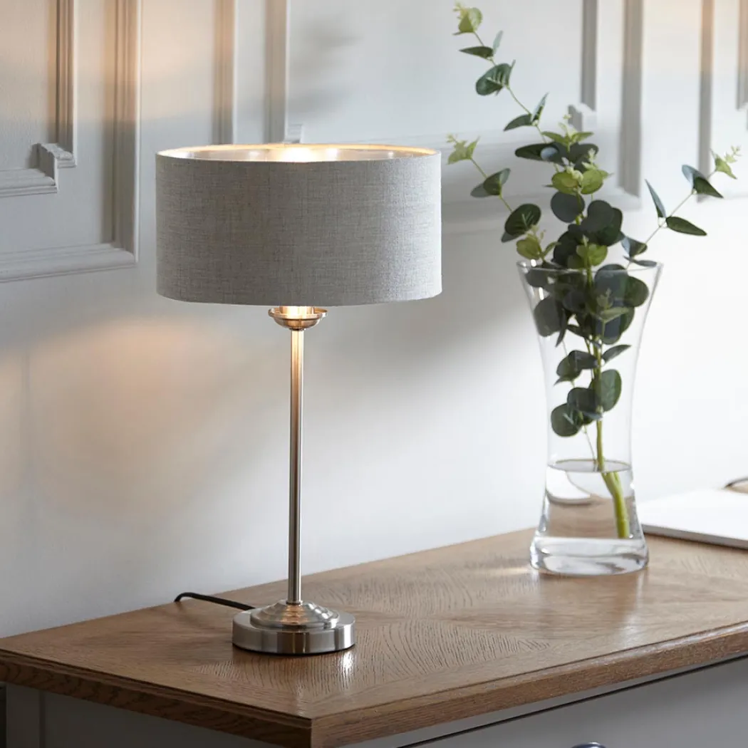 Highclere Silver Table Lamp