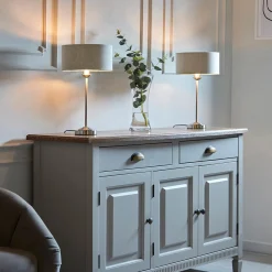 Highclere Silver Table Lamp
