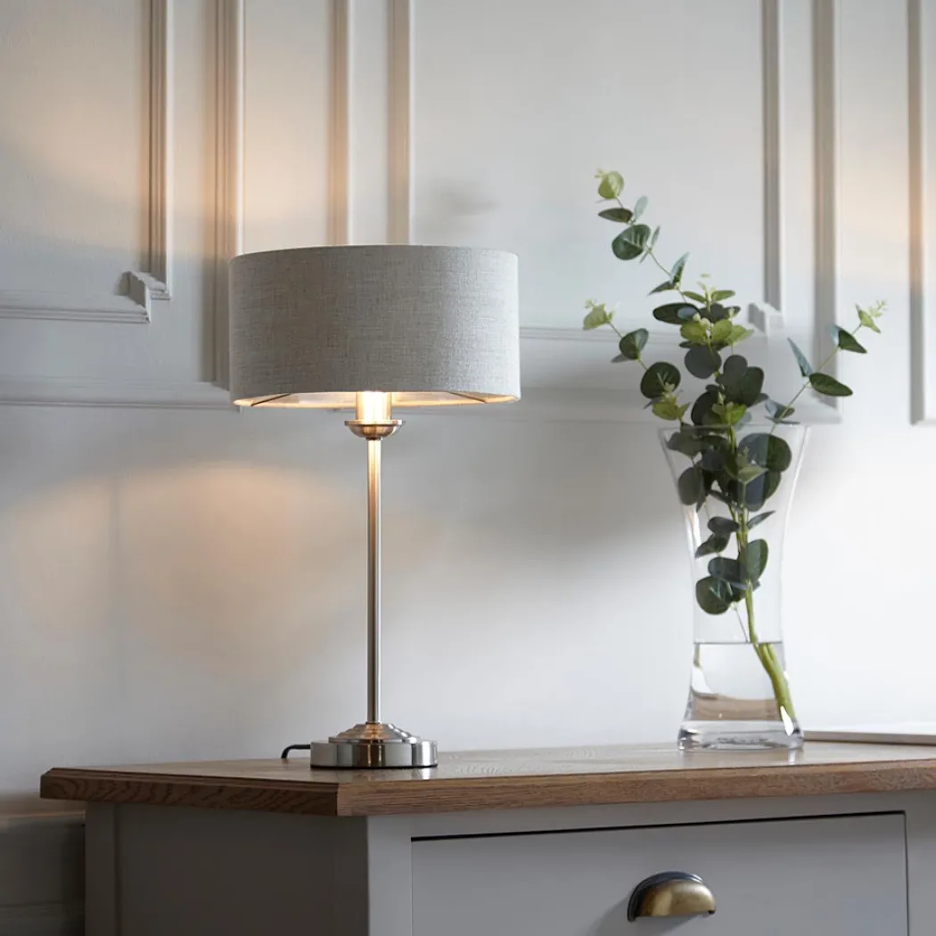 Highclere Silver Table Lamp