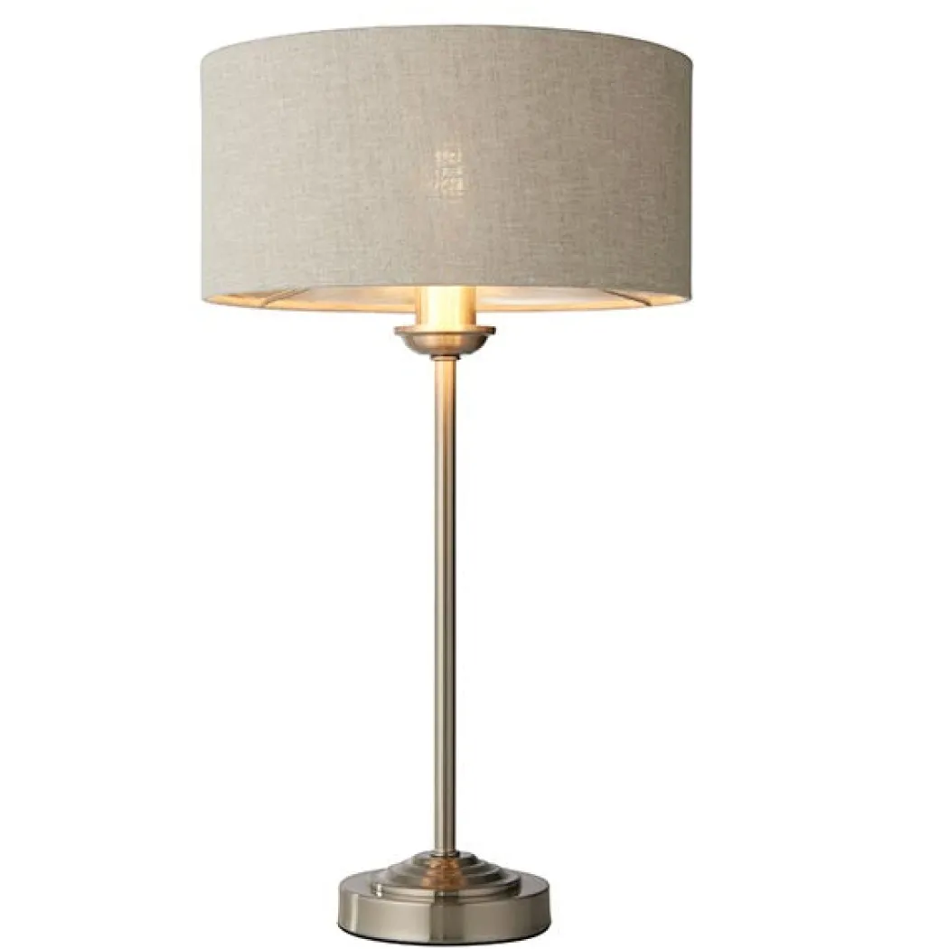 Highclere Silver Table Lamp