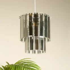 Highgrove Smoked Glass Ceiling Pendant Shade
