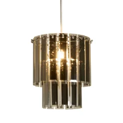 Highgrove Smoked Glass Ceiling Pendant Shade