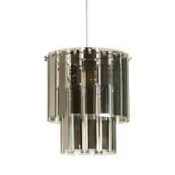 Highgrove Smoked Glass Ceiling Pendant Shade