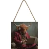 Highland Blogger 20x20 Wooden Block