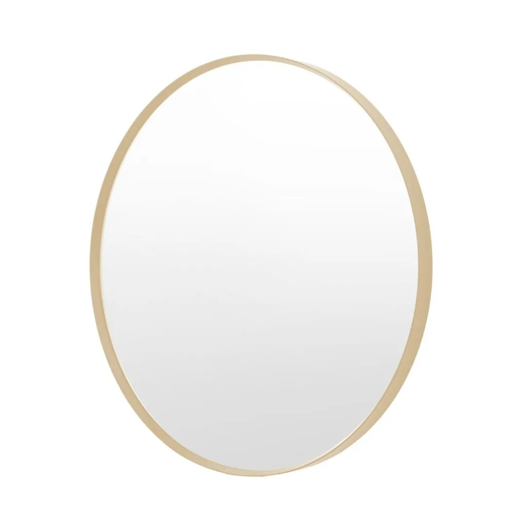 Holworth Round Gold Mirror 60cm