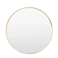 Holworth Round Gold Mirror 60cm