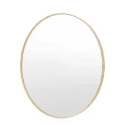 Holworth Round Gold Mirror 80cm
