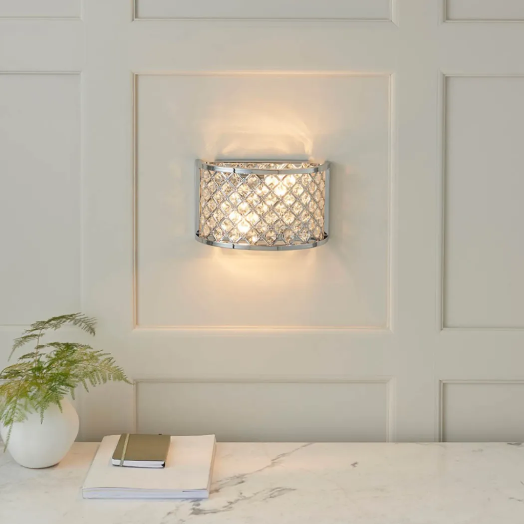 Hudson Crystal Wall Light