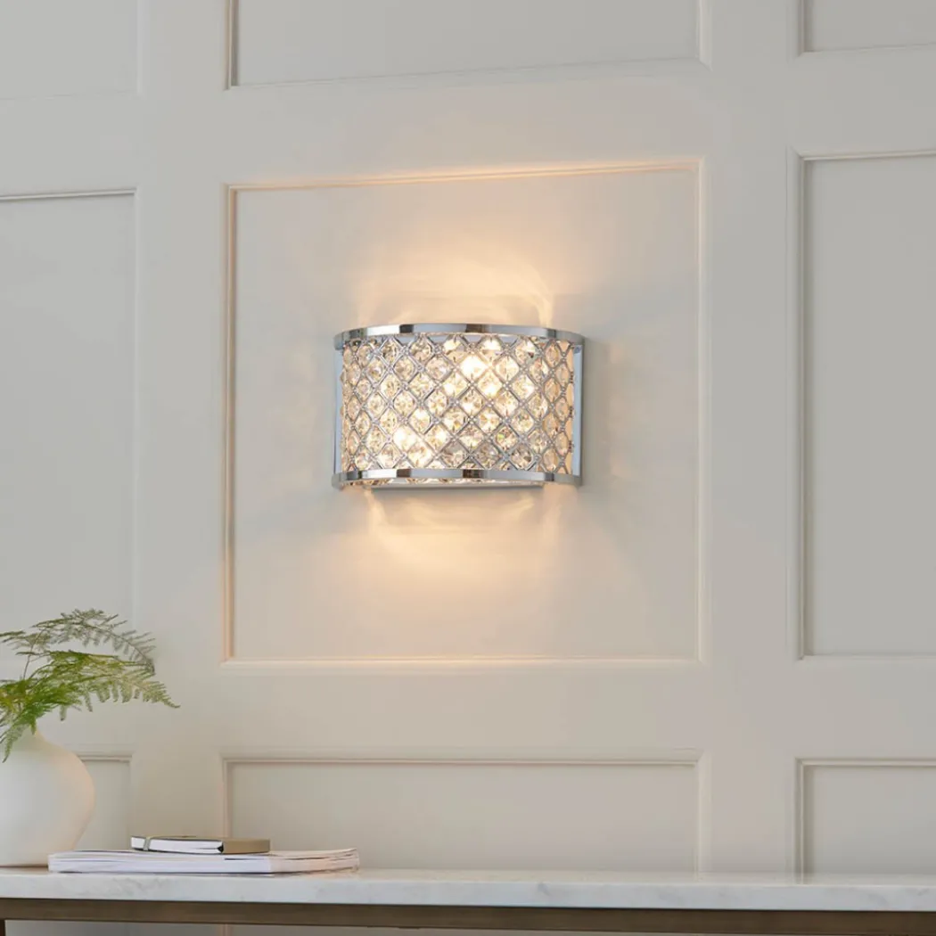 Hudson Crystal Wall Light