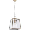 Hurst 1 Light Antique Brass Ceiling Pendant