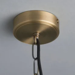 Hurst 1 Light Antique Brass Ceiling Pendant