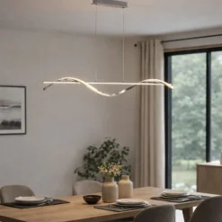 Hyde Chrome And Crystal LED Pendant