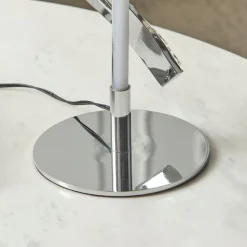 Hyde Chrome And Crystal LED Table Lamp
