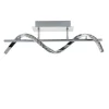 Hyde Chrome And Crystal Semi-Flush LED Ceiling Light