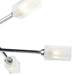 Icarus 6 Light Semi Flush Ceiling Light Polished Chrome