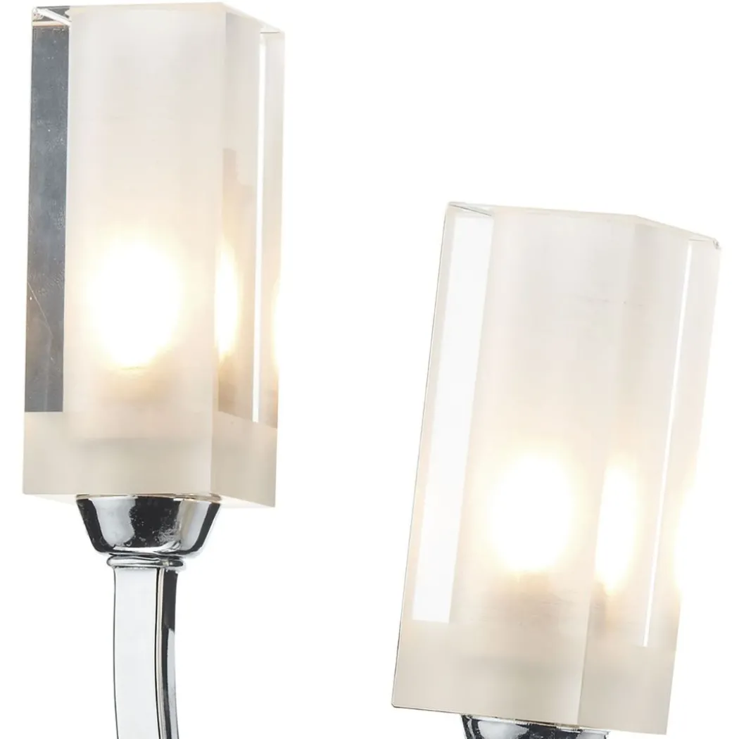 Icarus 2 Light Wall Light Polished Chrome
