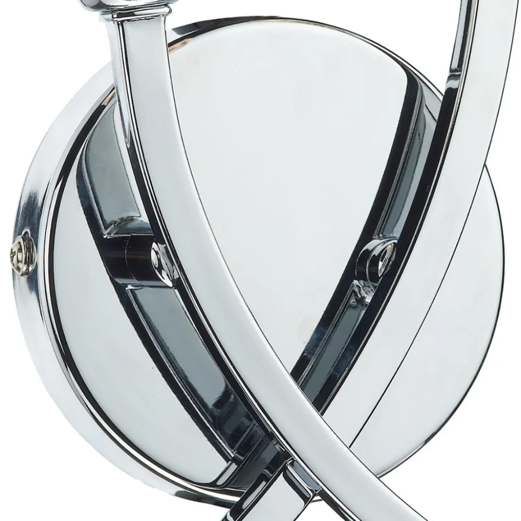 Icarus 2 Light Wall Light Polished Chrome