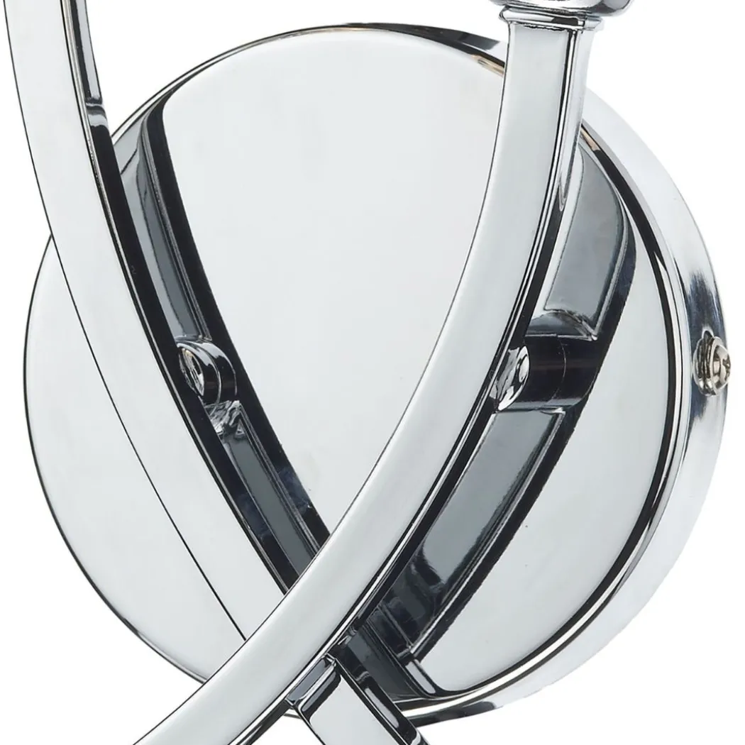 Icarus 2 Light Wall Light Polished Chrome