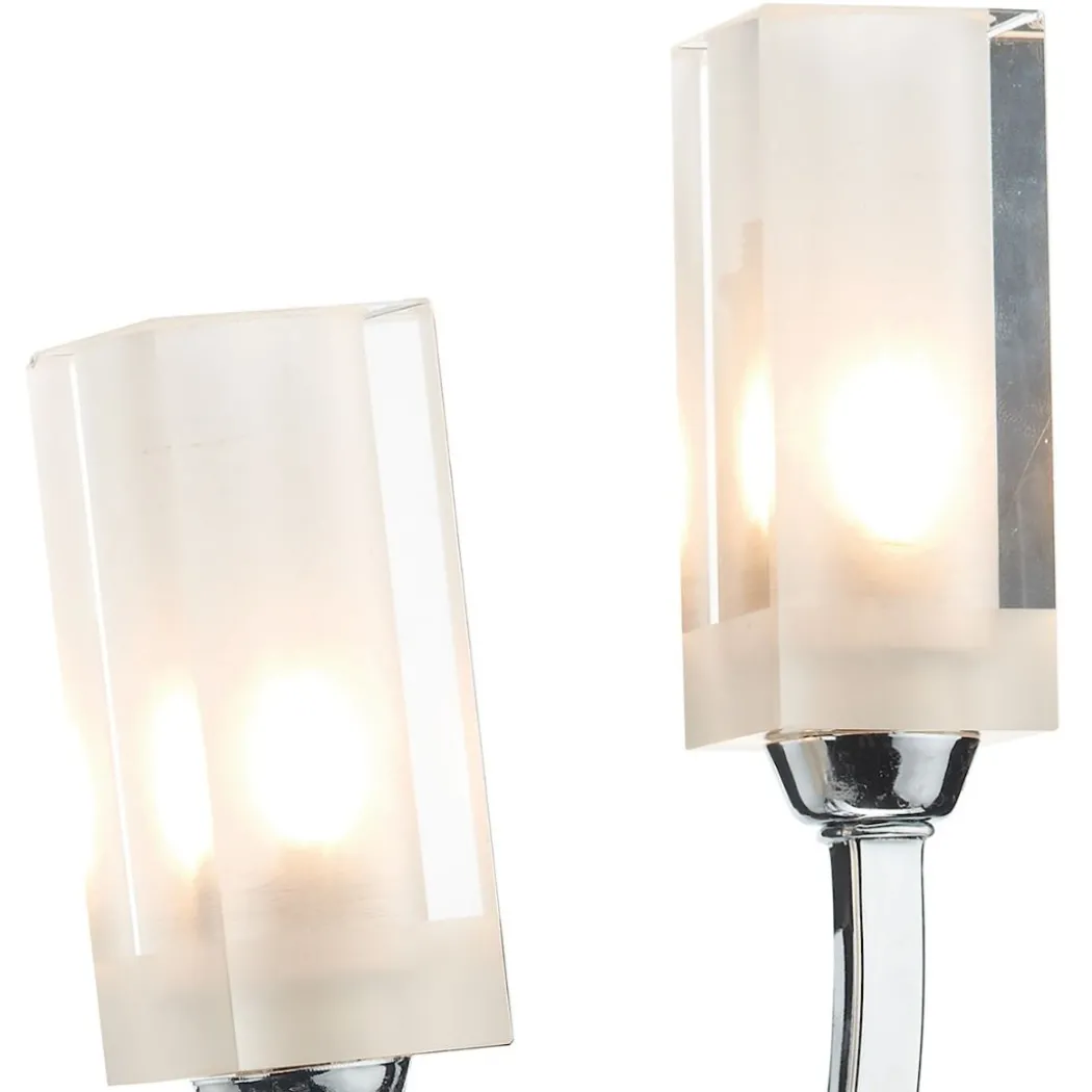 Icarus 2 Light Wall Light Polished Chrome