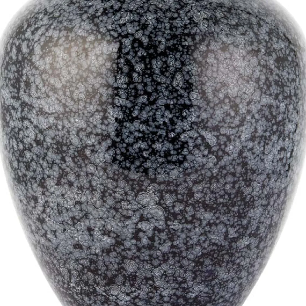 Ilsa Black Glass Table Lamp