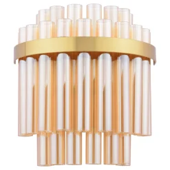 Imani 2-Light Natural Brass Wall Light