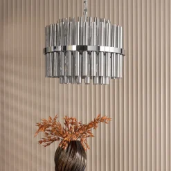 Imani 12-Light Polished Chrome Pendant