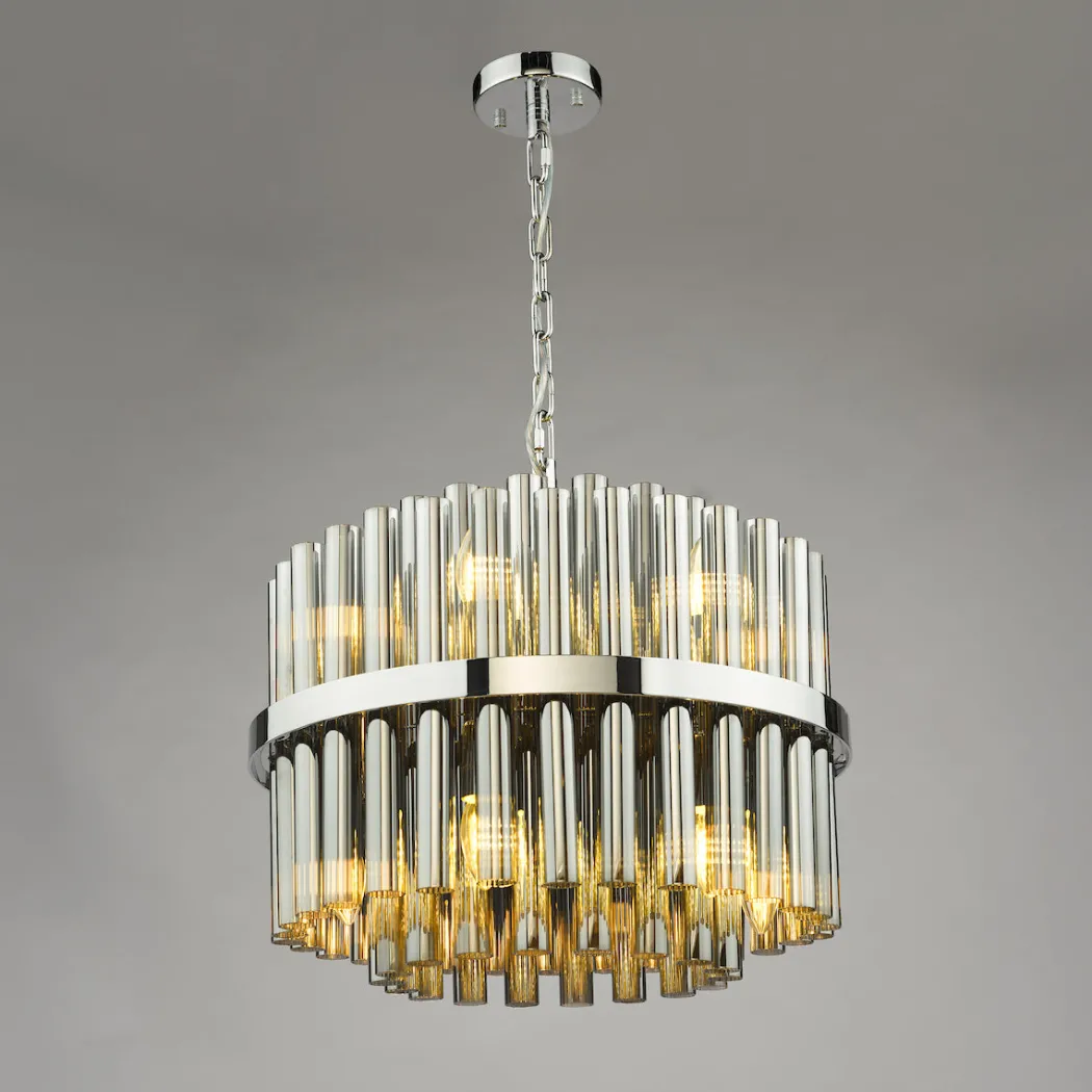 Imani 12-Light Polished Chrome Pendant