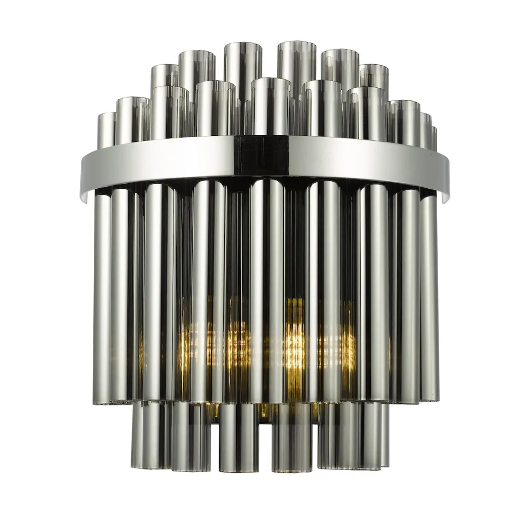 Imani 2-Light Polished Chrome Wall Light