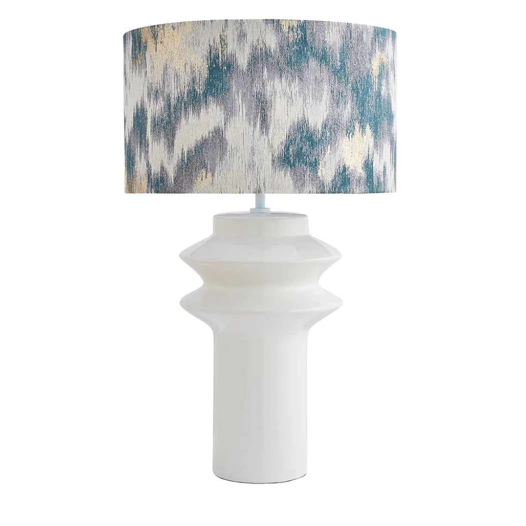 Imara White Shaded Table Lamp