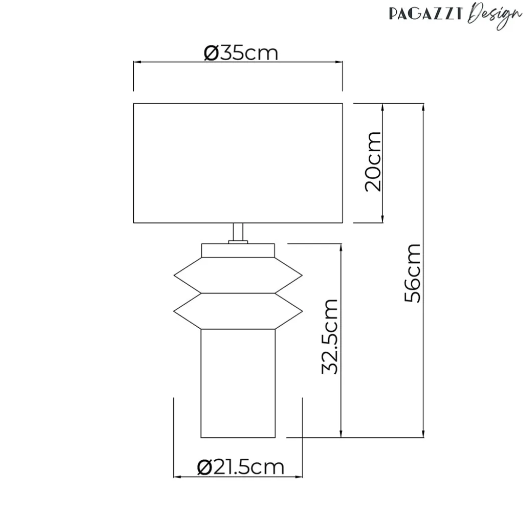 Imara White Shaded Table Lamp