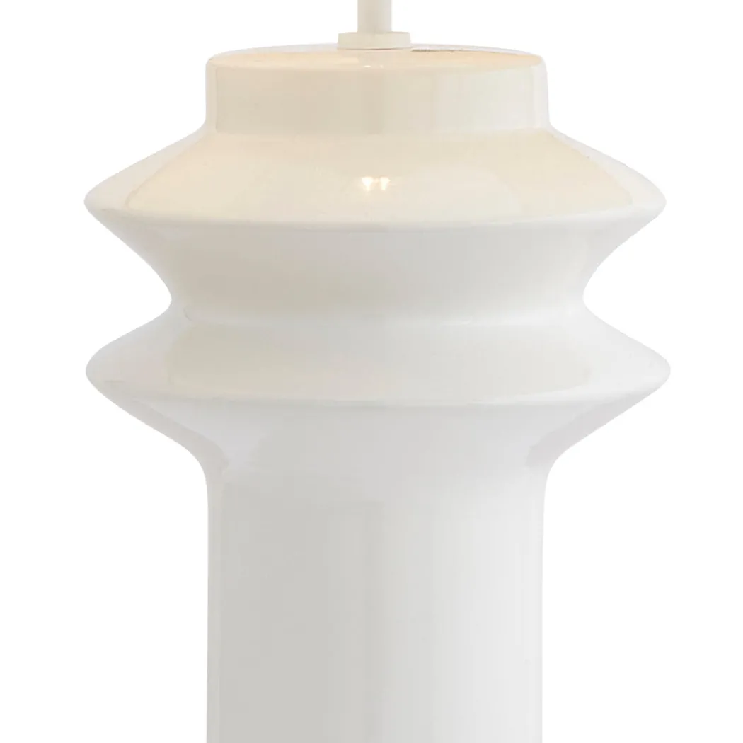 Imara White Shaded Table Lamp