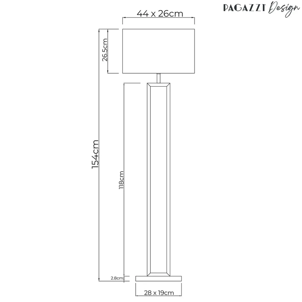 Imogen Grey Floor Lamp