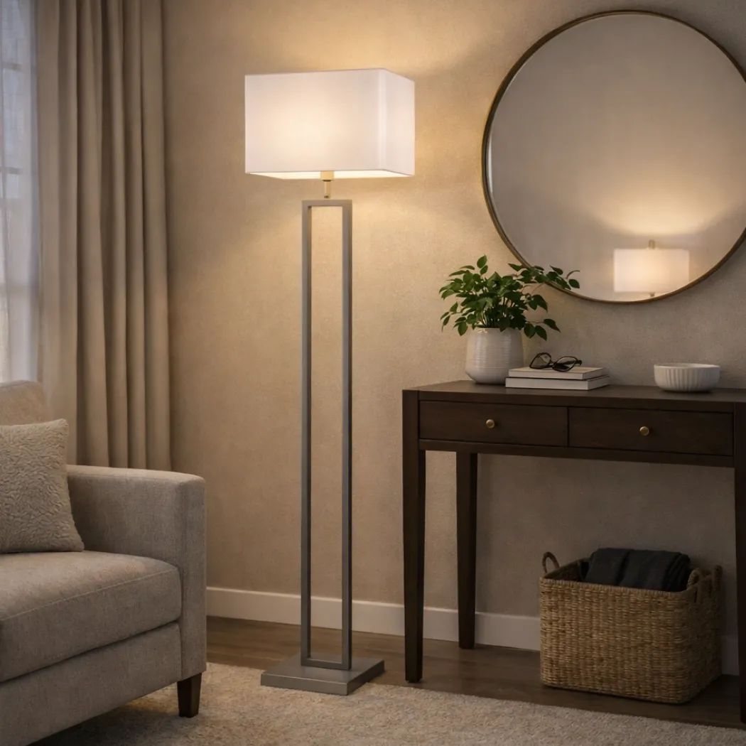 Imogen Grey Floor Lamp